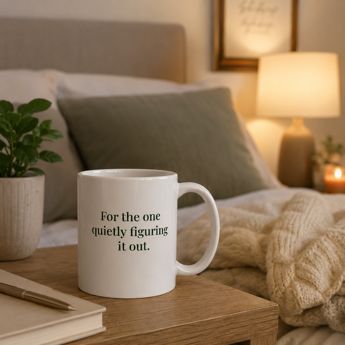 Poetry Mug - "For the one quietly figuring it out."