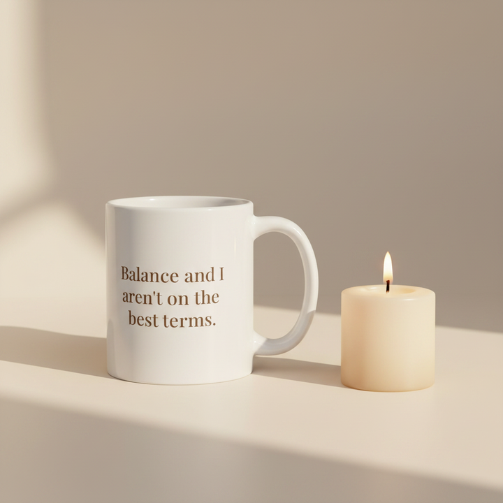 Balance Mug with Small Candle