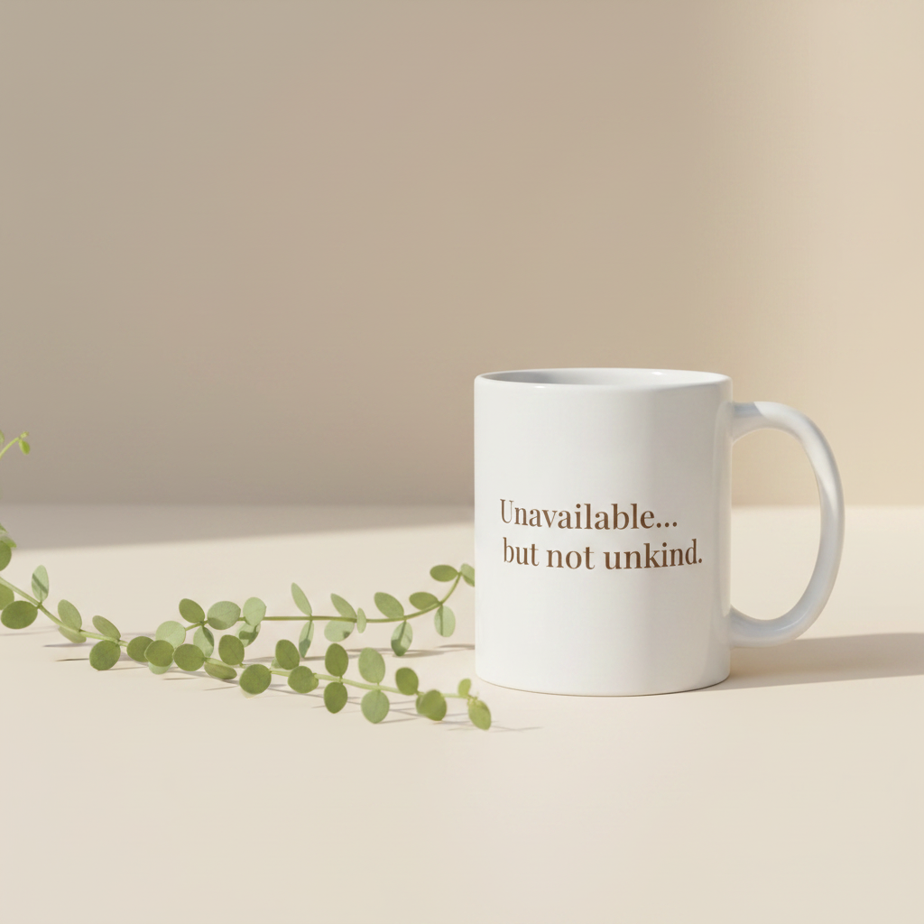 Unavailable Mug Right, Vine Left