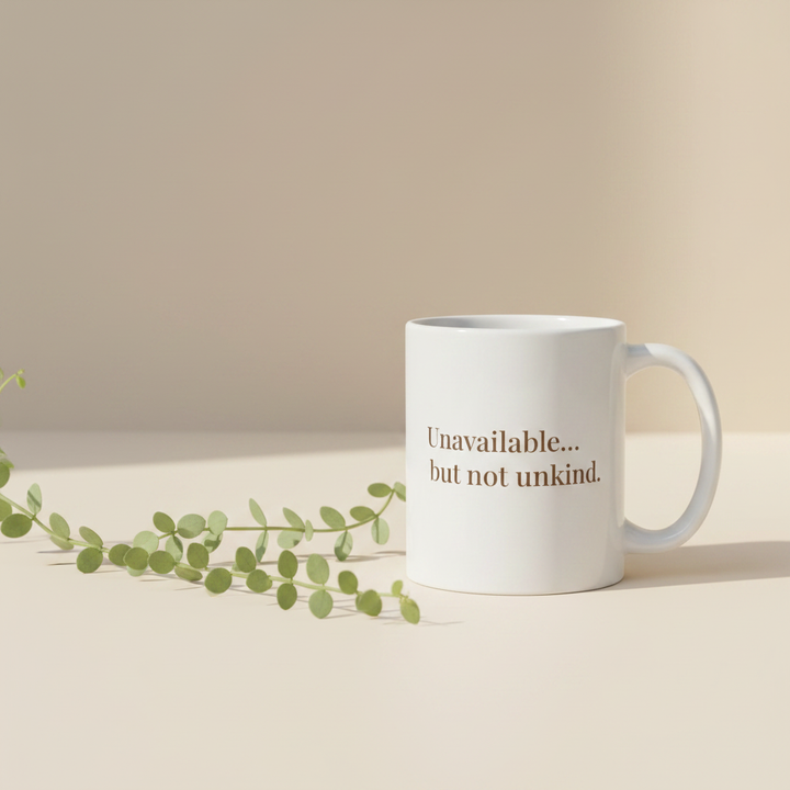 Unavailable Mug Right, Vine Left